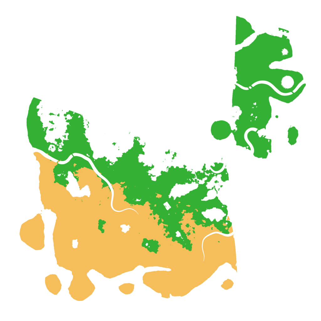 Biome Rust Map: Procedural Map, Size: 4500, Seed: 995411420