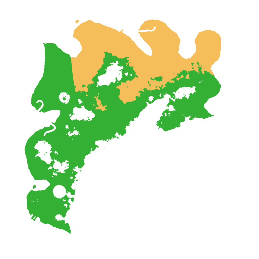 Biome Rust Map: Procedural Map, Size: 3500, Seed: 609939626