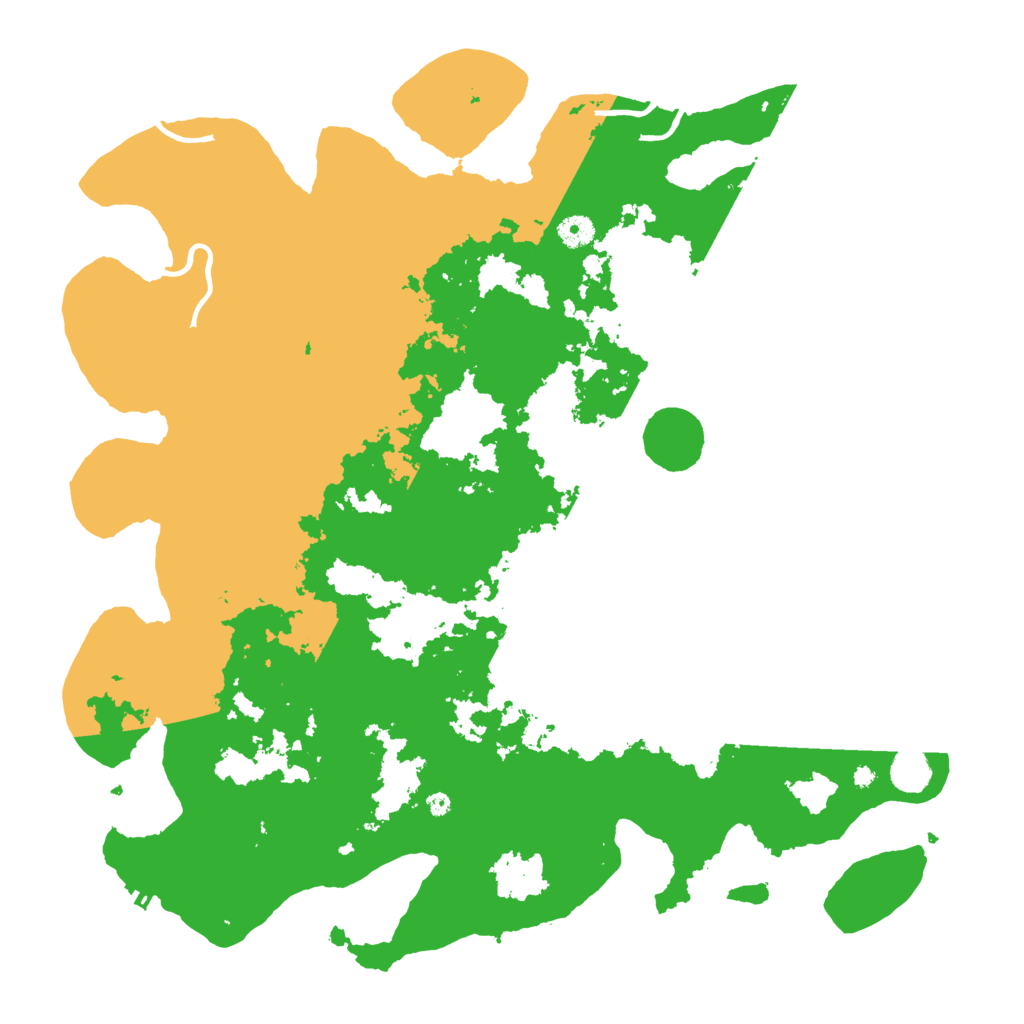 Biome Rust Map: Procedural Map, Size: 4500, Seed: 46541654