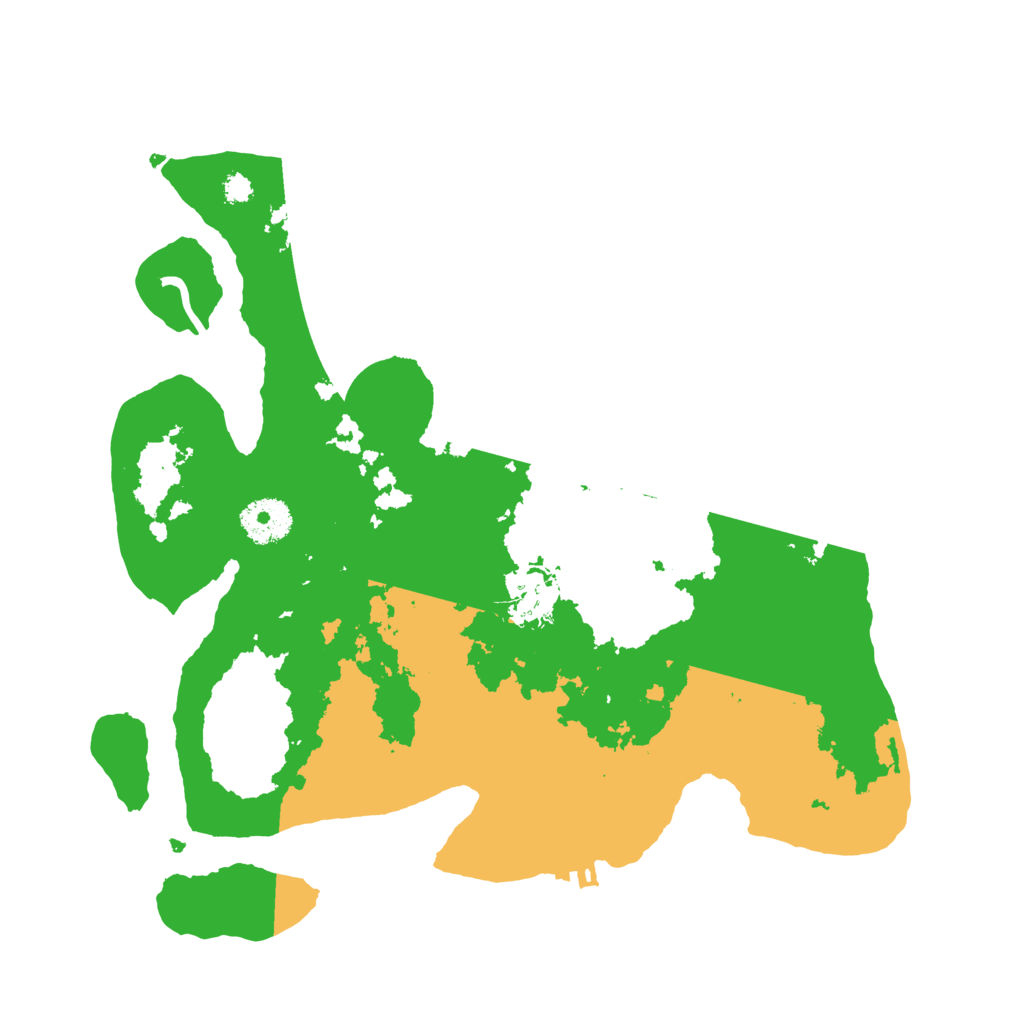 Biome Rust Map: Procedural Map, Size: 3250, Seed: 464629295