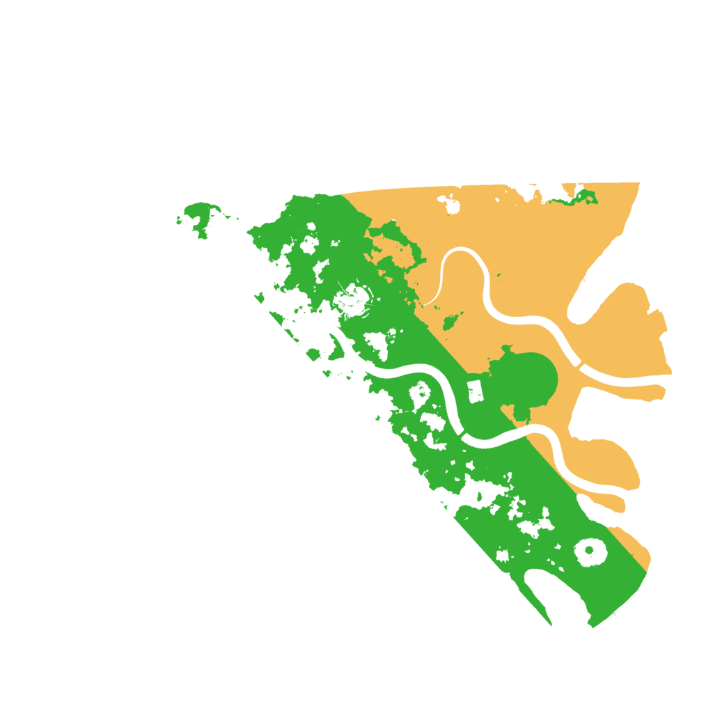 Biome Rust Map: Procedural Map, Size: 3500, Seed: 2452535