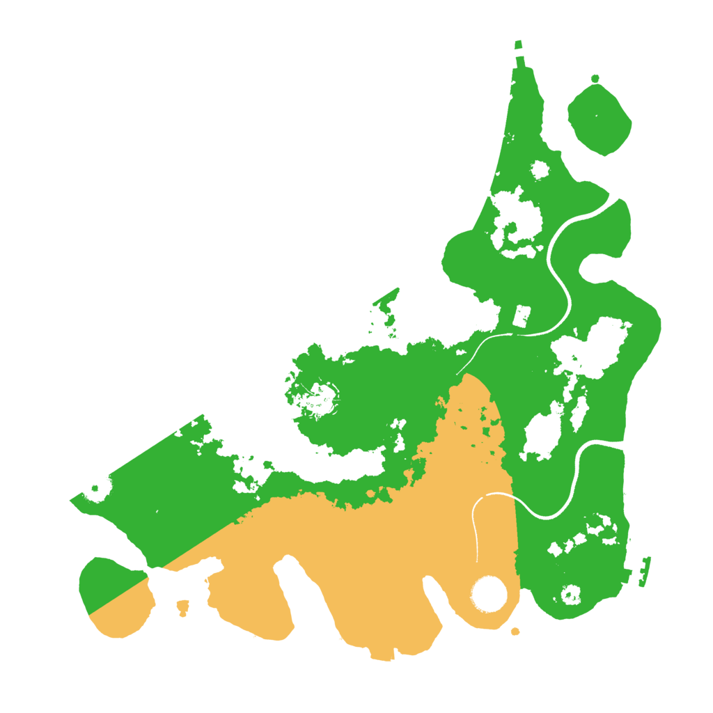 Biome Rust Map: Procedural Map, Size: 3500, Seed: 468908038