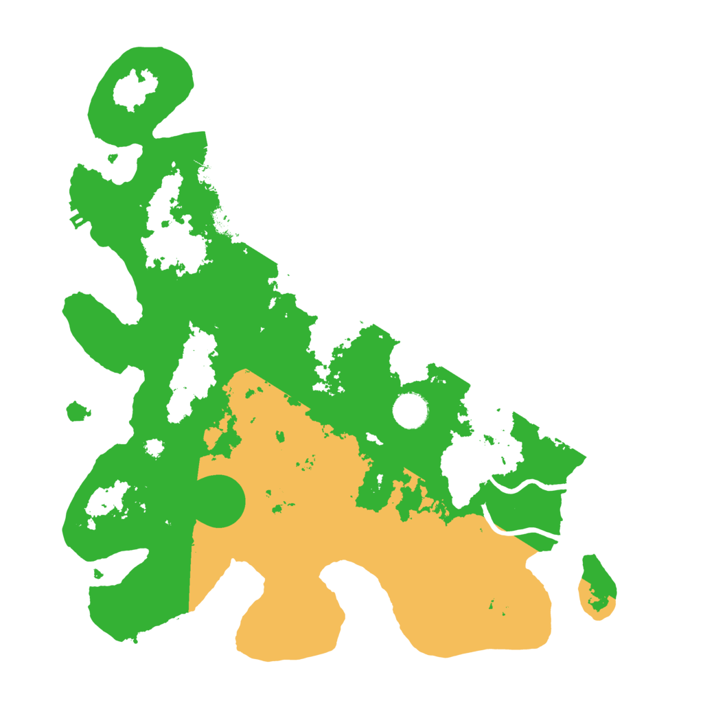 Biome Rust Map: Procedural Map, Size: 3500, Seed: 1358464559