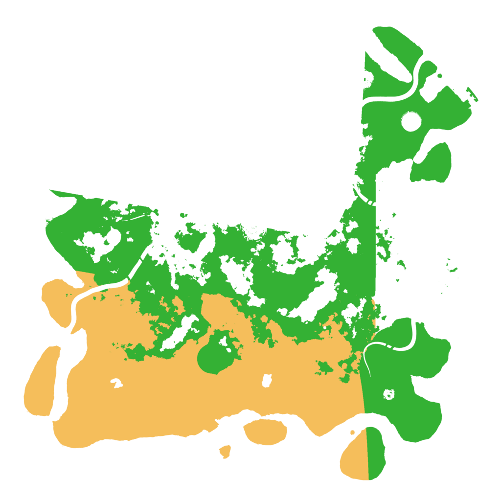 Biome Rust Map: Procedural Map, Size: 4500, Seed: 26486548