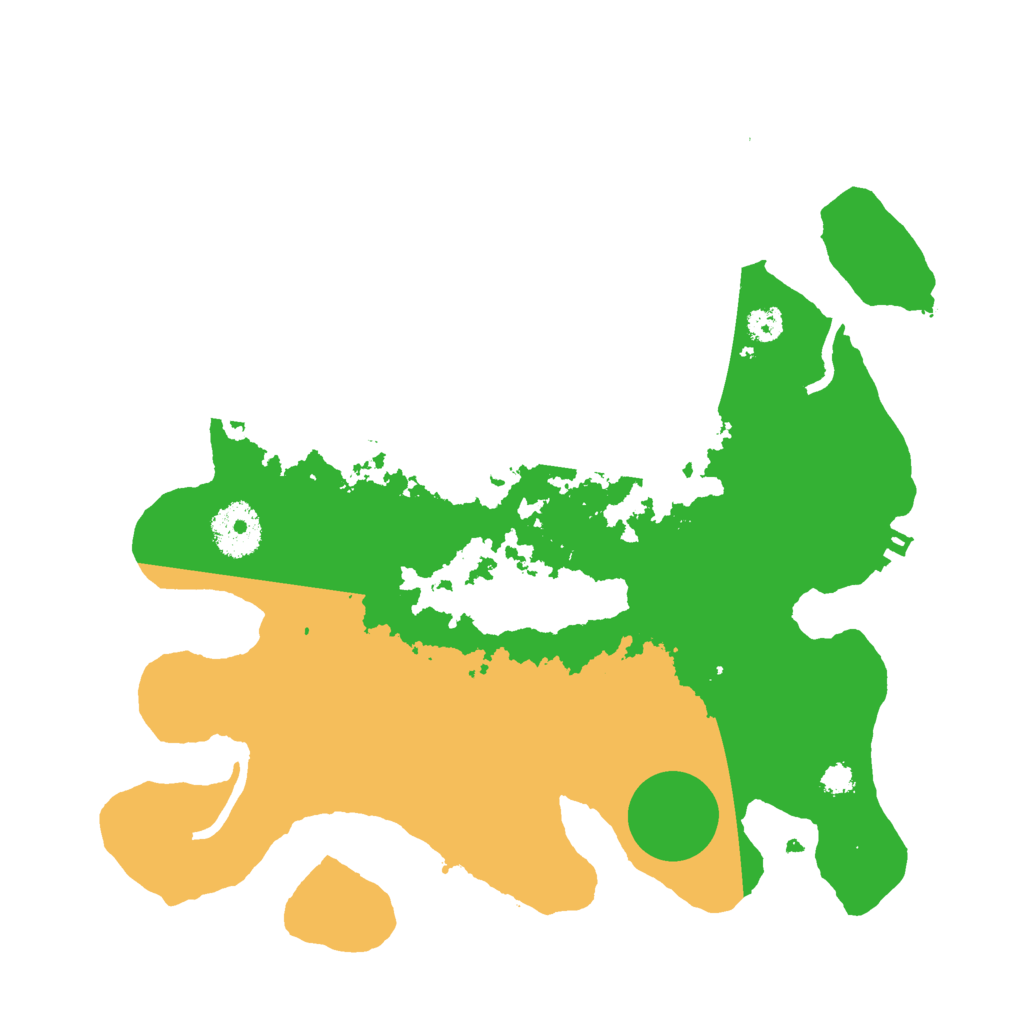 Biome Rust Map: Procedural Map, Size: 3000, Seed: 831355981