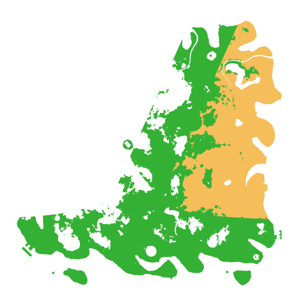 Biome Rust Map: Procedural Map, Size: 5000, Seed: 636364