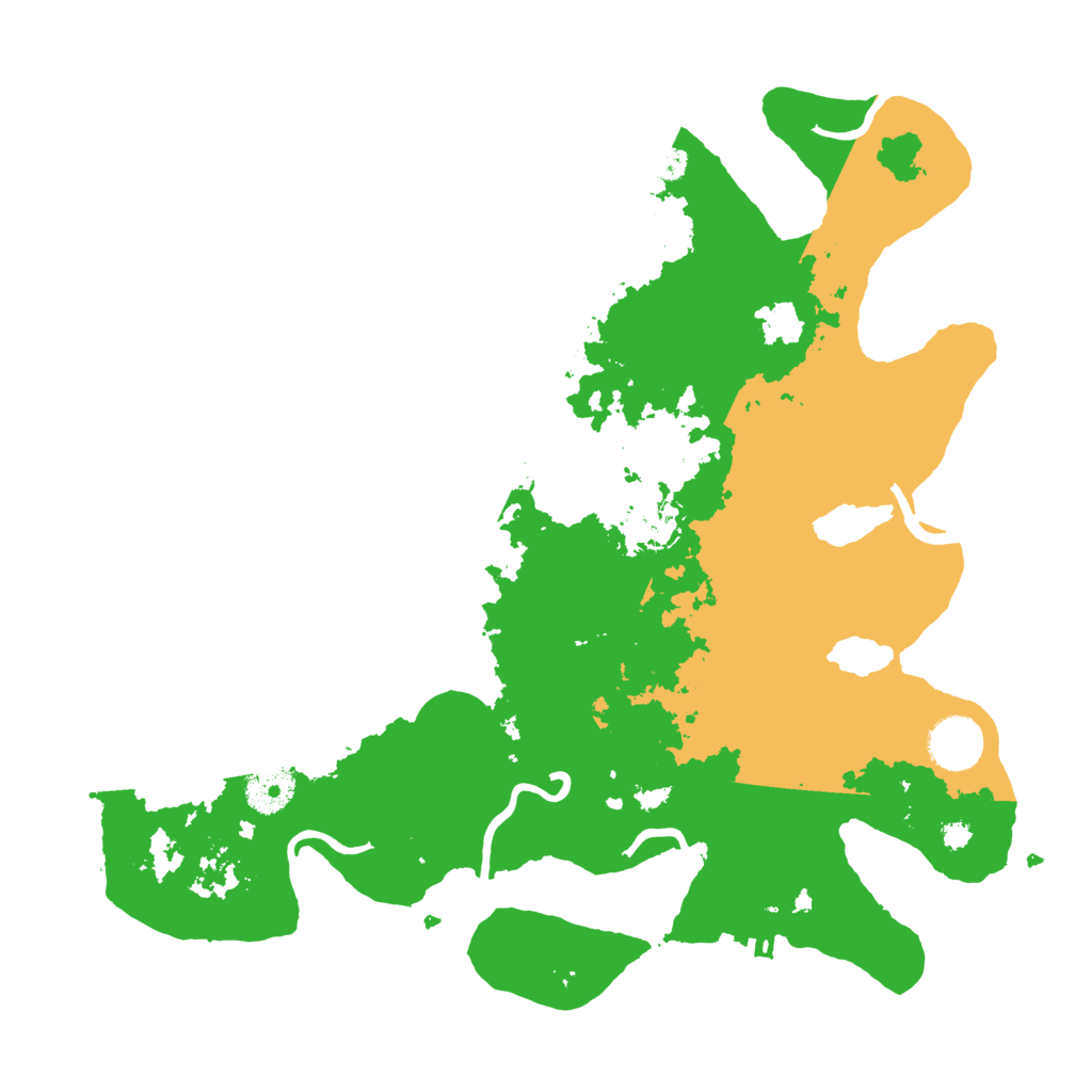 Biome Rust Map: Procedural Map, Size: 3500, Seed: 149956189