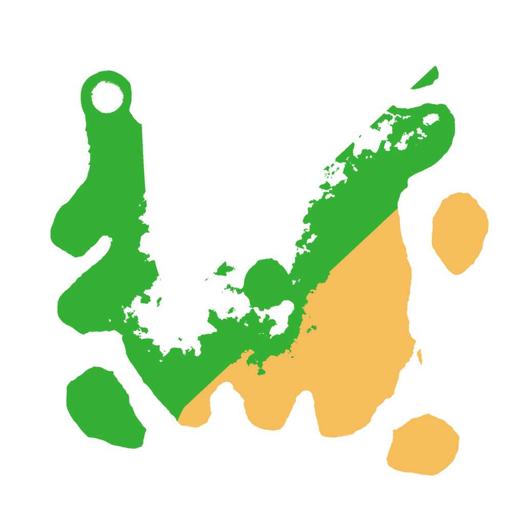 Biome Rust Map: Barren, Size: 3000, Seed: 648632788