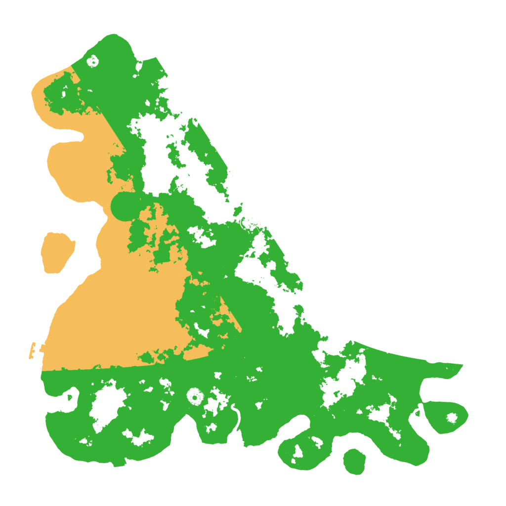 Biome Rust Map: Procedural Map, Size: 4500, Seed: 6527