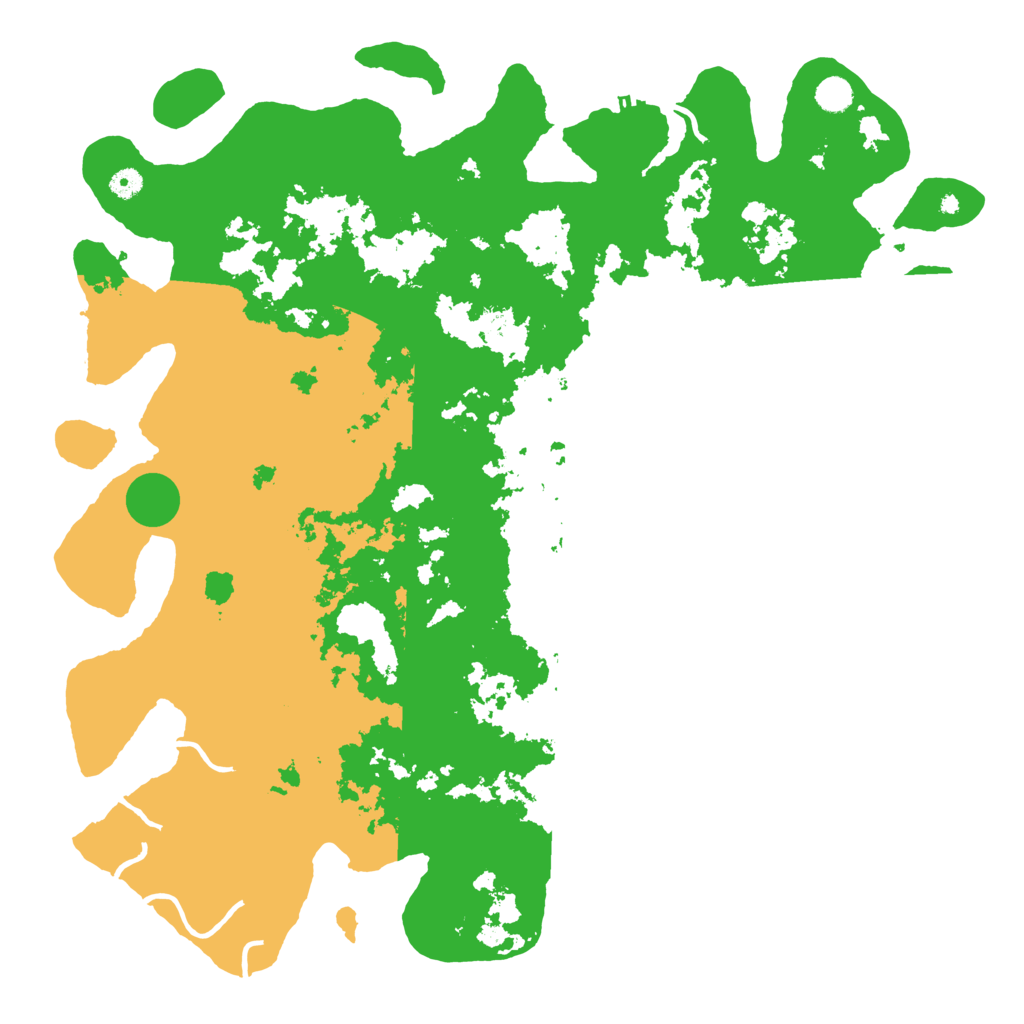 Biome Rust Map: Procedural Map, Size: 5000, Seed: 47221
