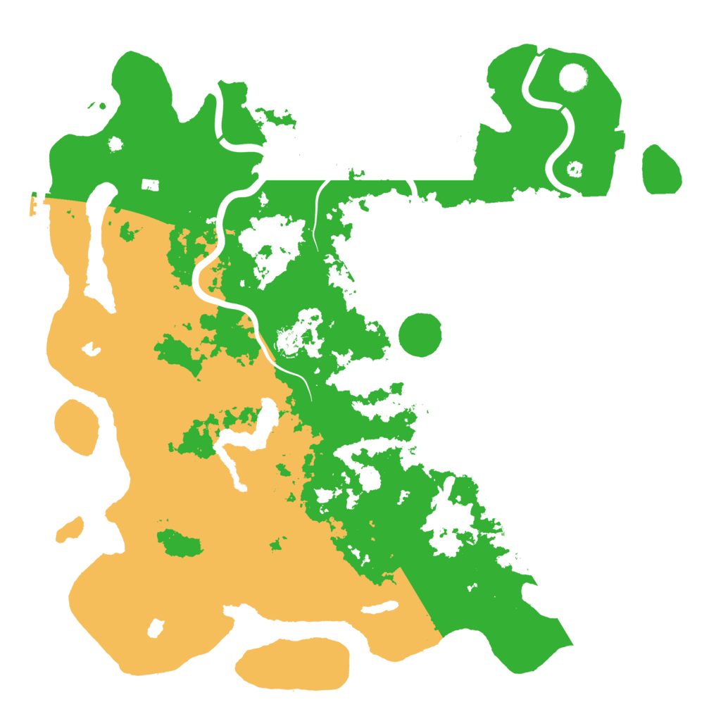 Biome Rust Map: Procedural Map, Size: 4500, Seed: 1303646916