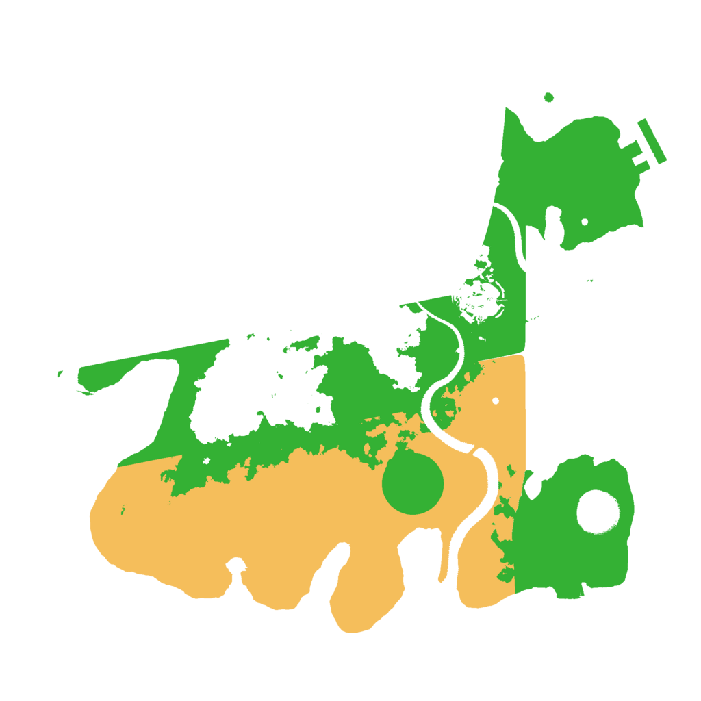 Biome Rust Map: Procedural Map, Size: 3000, Seed: 5406