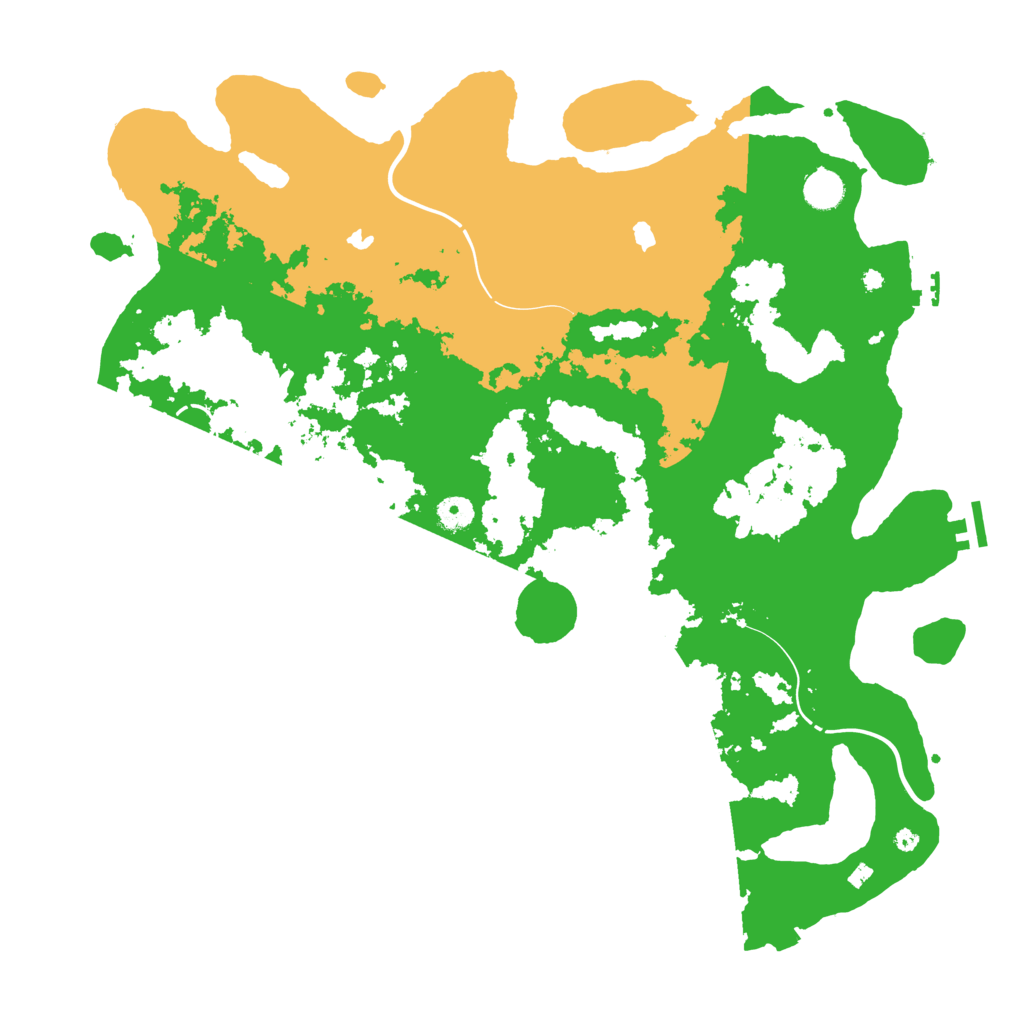 Biome Rust Map: Procedural Map, Size: 4500, Seed: 8252