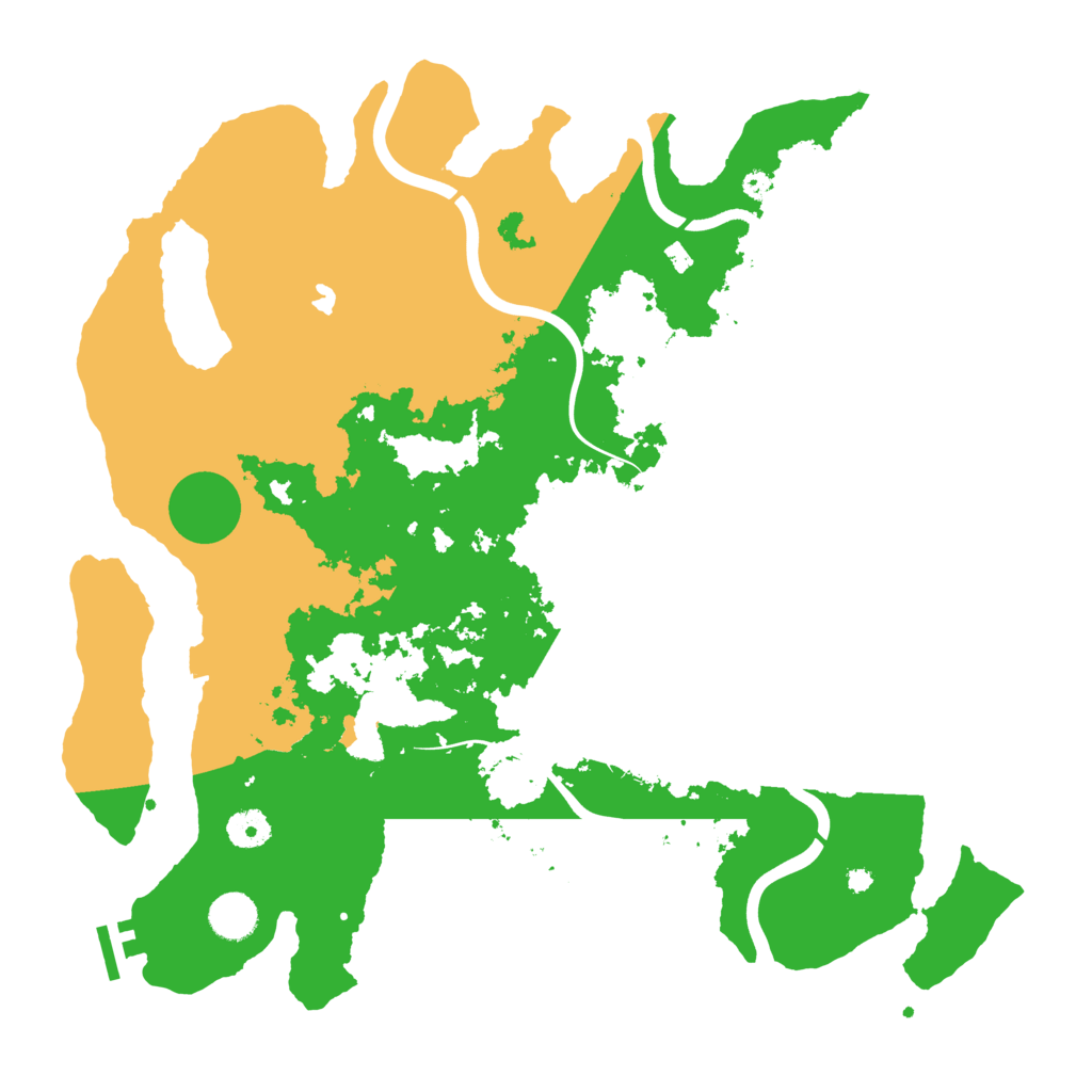 Biome Rust Map: Procedural Map, Size: 4000, Seed: 3221341
