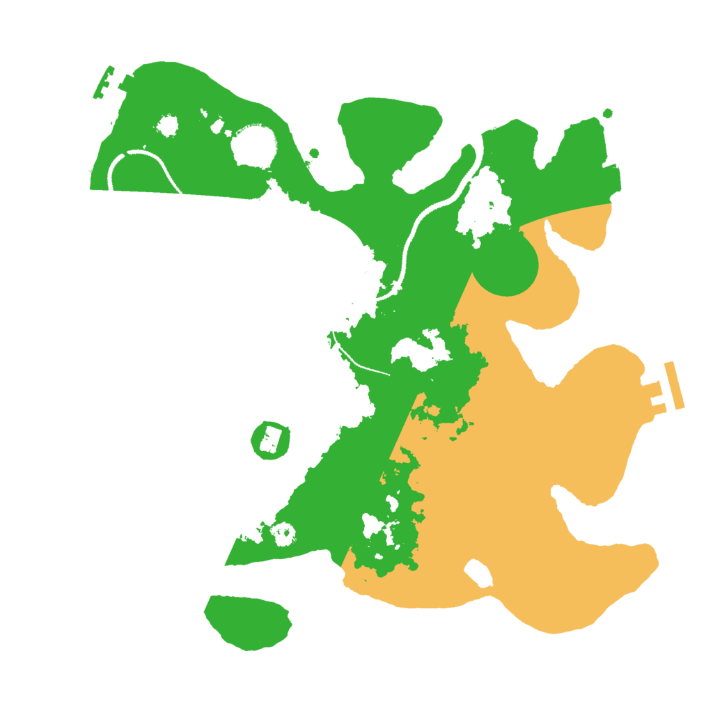Biome Rust Map: Procedural Map, Size: 3000, Seed: 24326