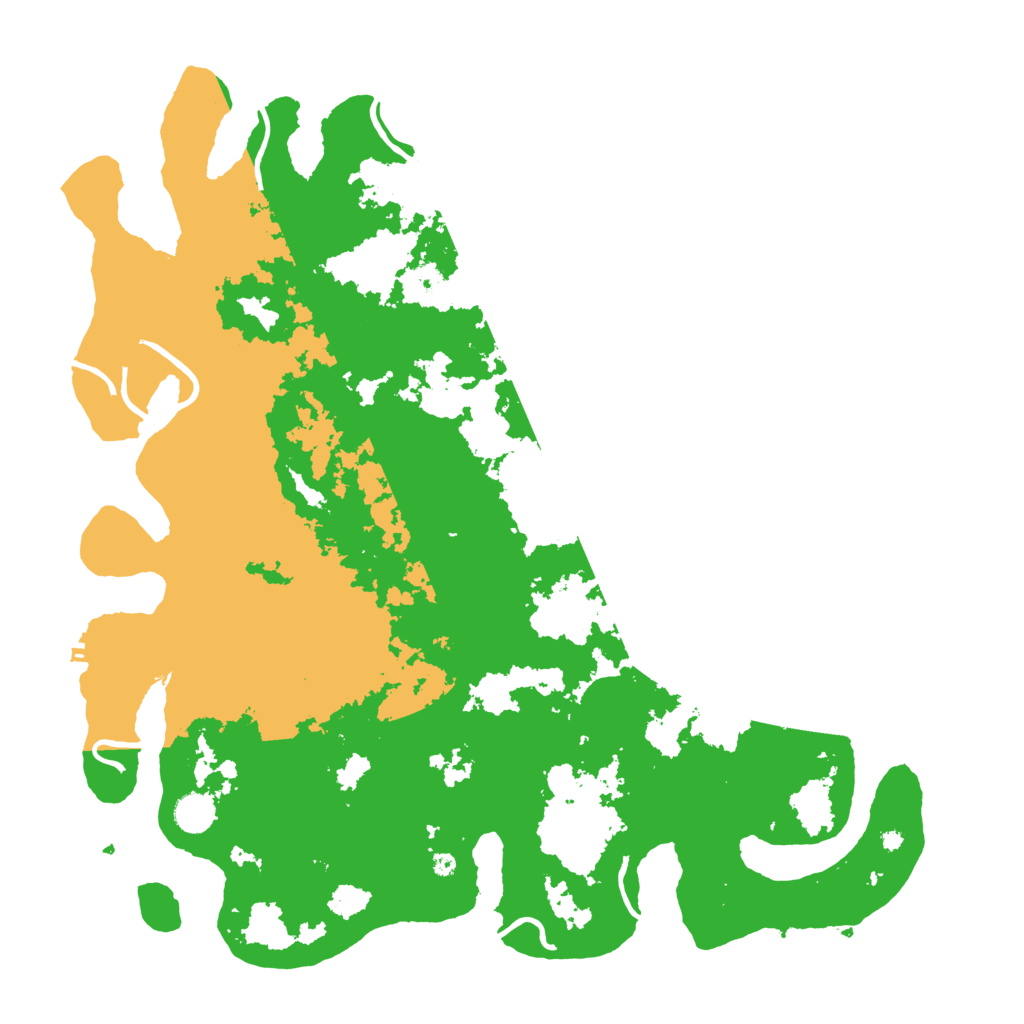 Biome Rust Map: Procedural Map, Size: 4500, Seed: 506427900