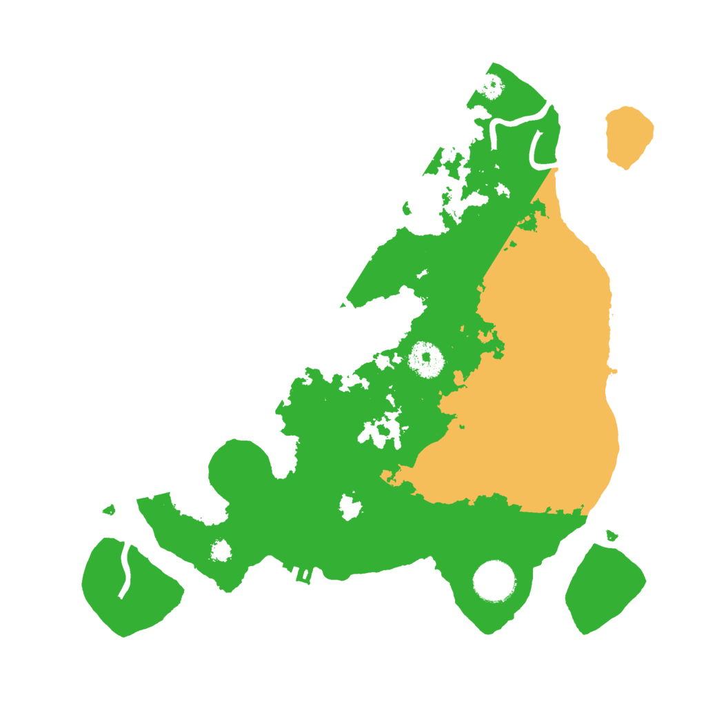 Biome Rust Map: Procedural Map, Size: 3000, Seed: 3289