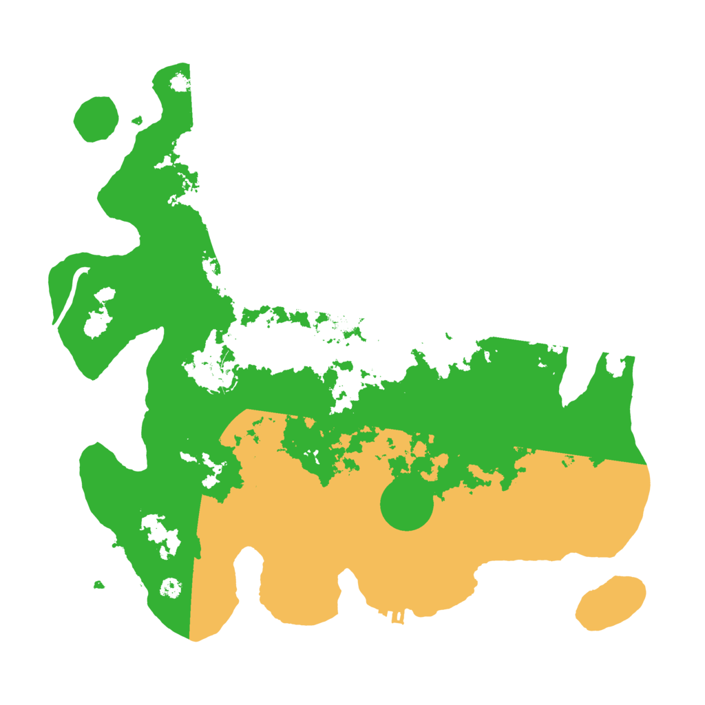 Biome Rust Map: Procedural Map, Size: 3500, Seed: 184025