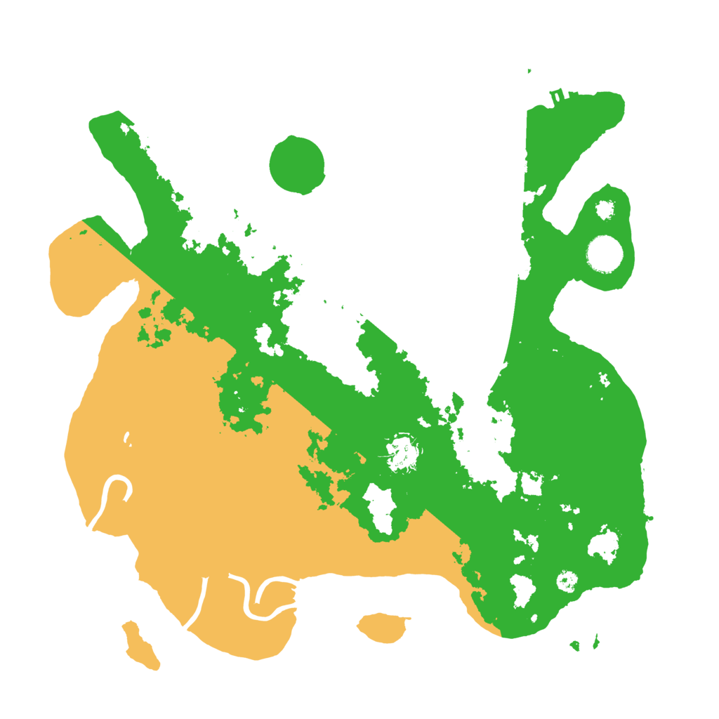 Biome Rust Map: Procedural Map, Size: 3500, Seed: 1521009520