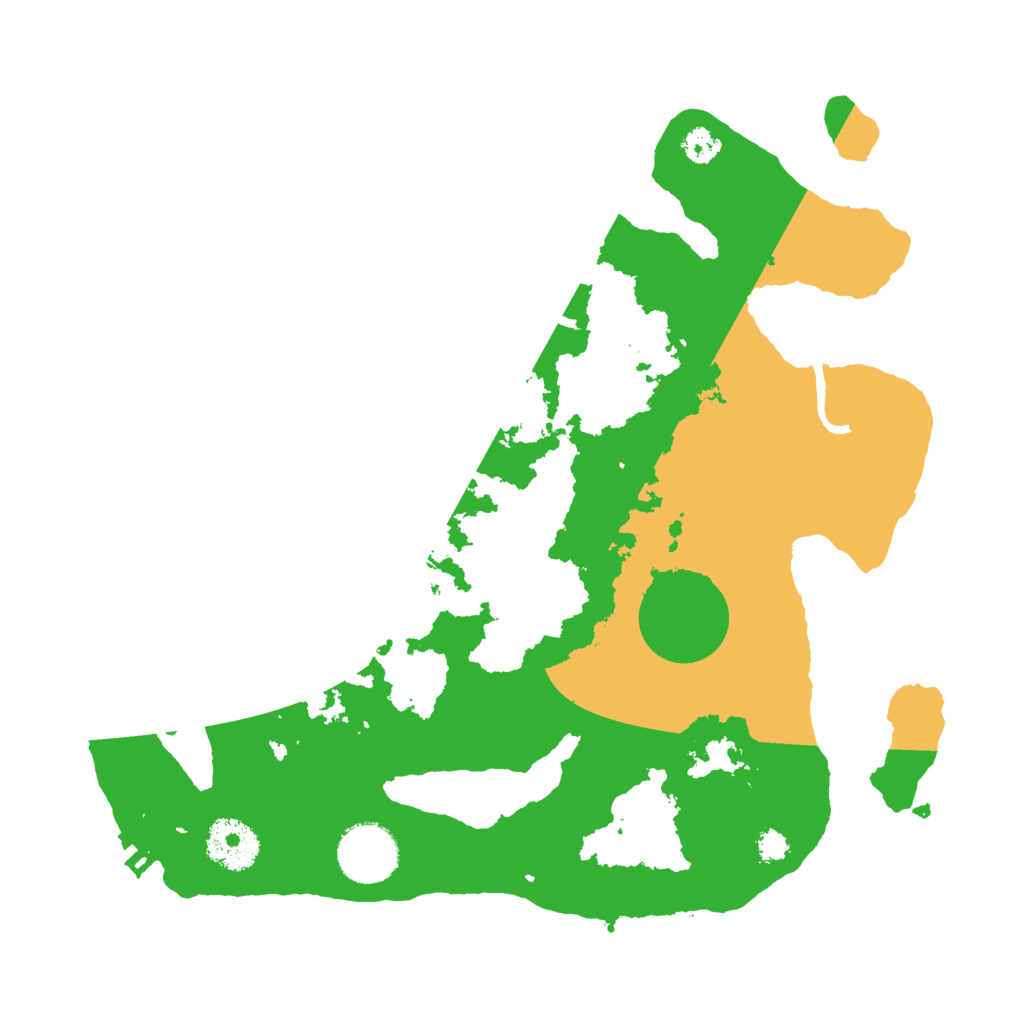 Biome Rust Map: Procedural Map, Size: 3000, Seed: 1259418154