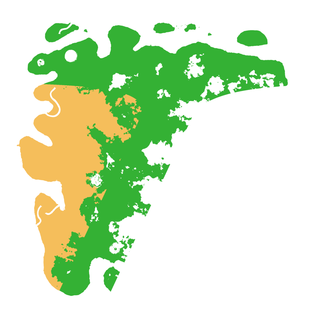 Biome Rust Map: Procedural Map, Size: 4500, Seed: 146916985