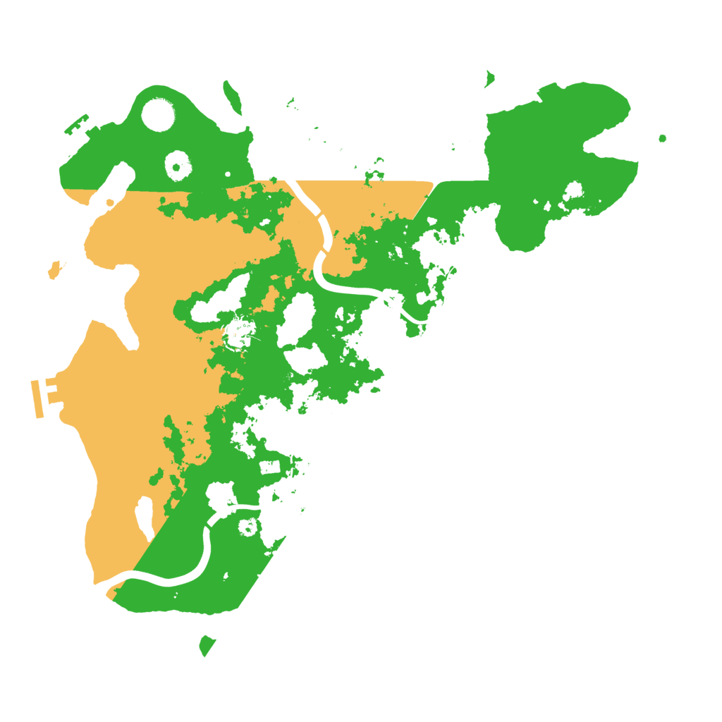 Biome Rust Map: Procedural Map, Size: 3850, Seed: 1742981059