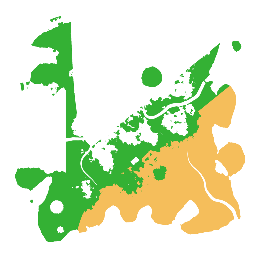Biome Rust Map: Procedural Map, Size: 3500, Seed: 1093735990