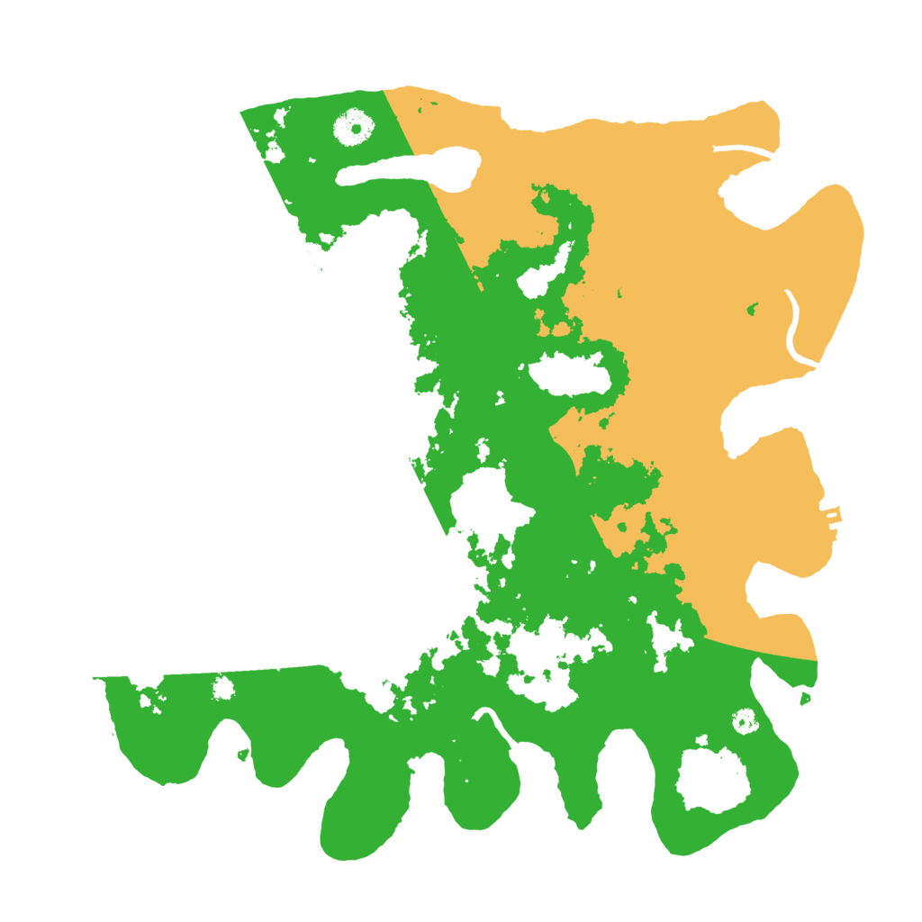 Biome Rust Map: Procedural Map, Size: 3700, Seed: 1736482764