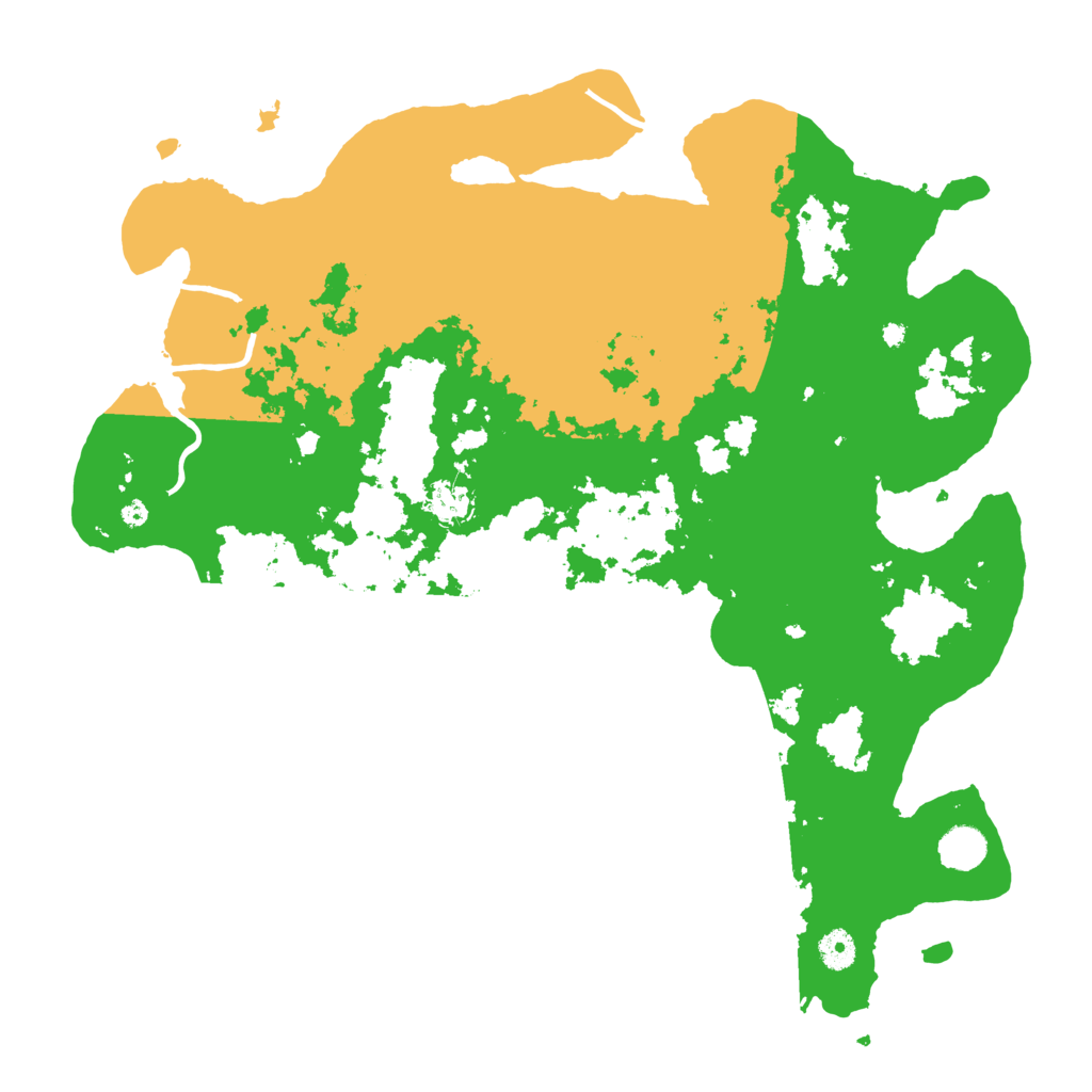 Biome Rust Map: Procedural Map, Size: 4300, Seed: 943867543