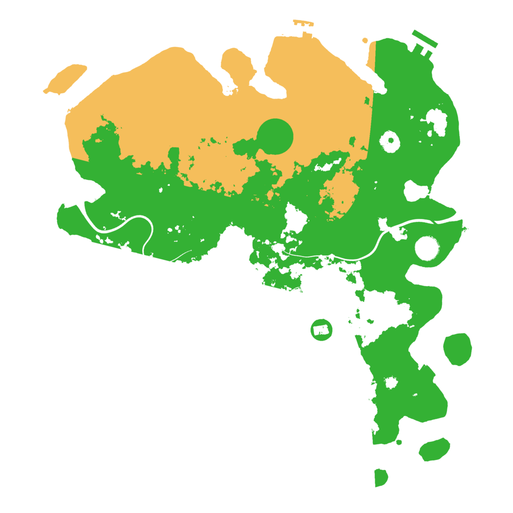 Biome Rust Map: Procedural Map, Size: 3750, Seed: 140192923