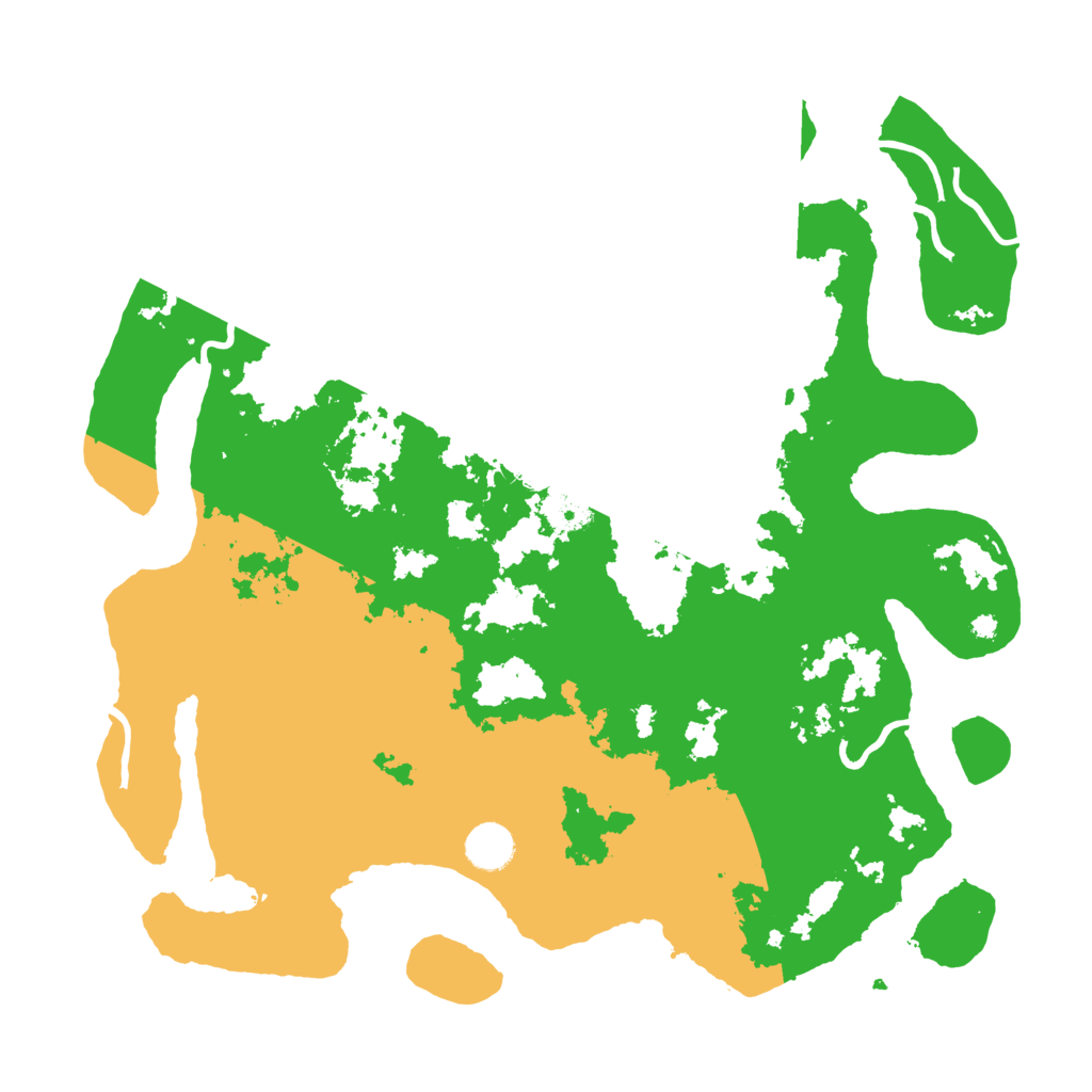 Biome Rust Map: Procedural Map, Size: 4000, Seed: 3023