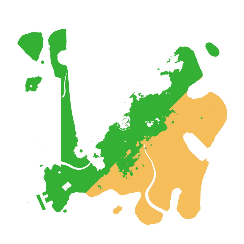 Biome Rust Map: Procedural Map, Size: 3000, Seed: 22774