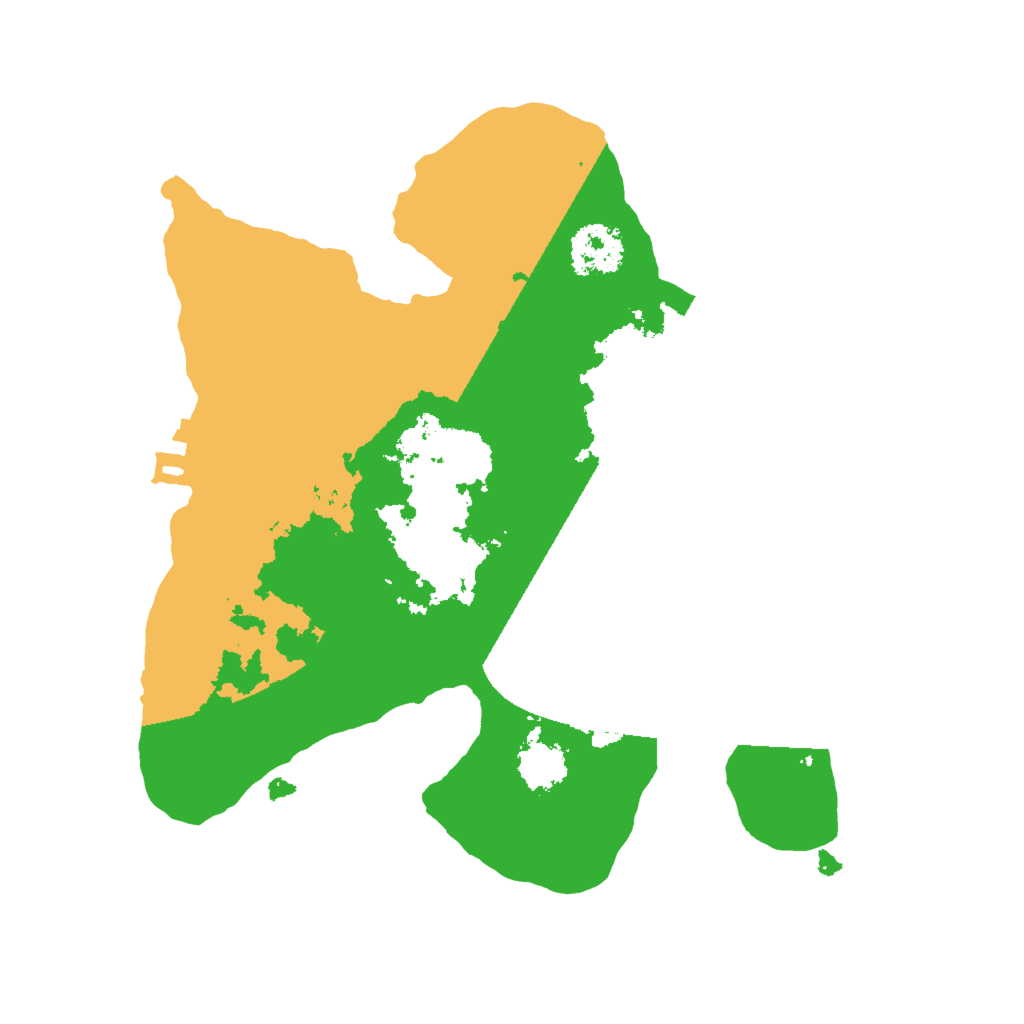 Biome Rust Map: Procedural Map, Size: 2000, Seed: 20230504