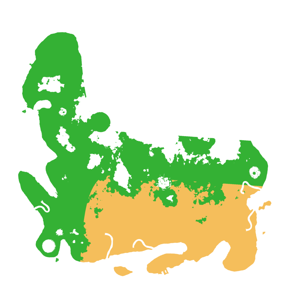 Biome Rust Map: Procedural Map, Size: 4000, Seed: 609897092