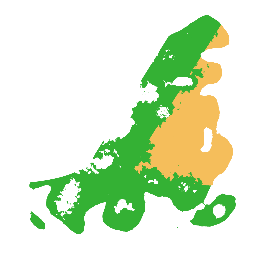 Biome Rust Map: Barren, Size: 3500, Seed: 954560104