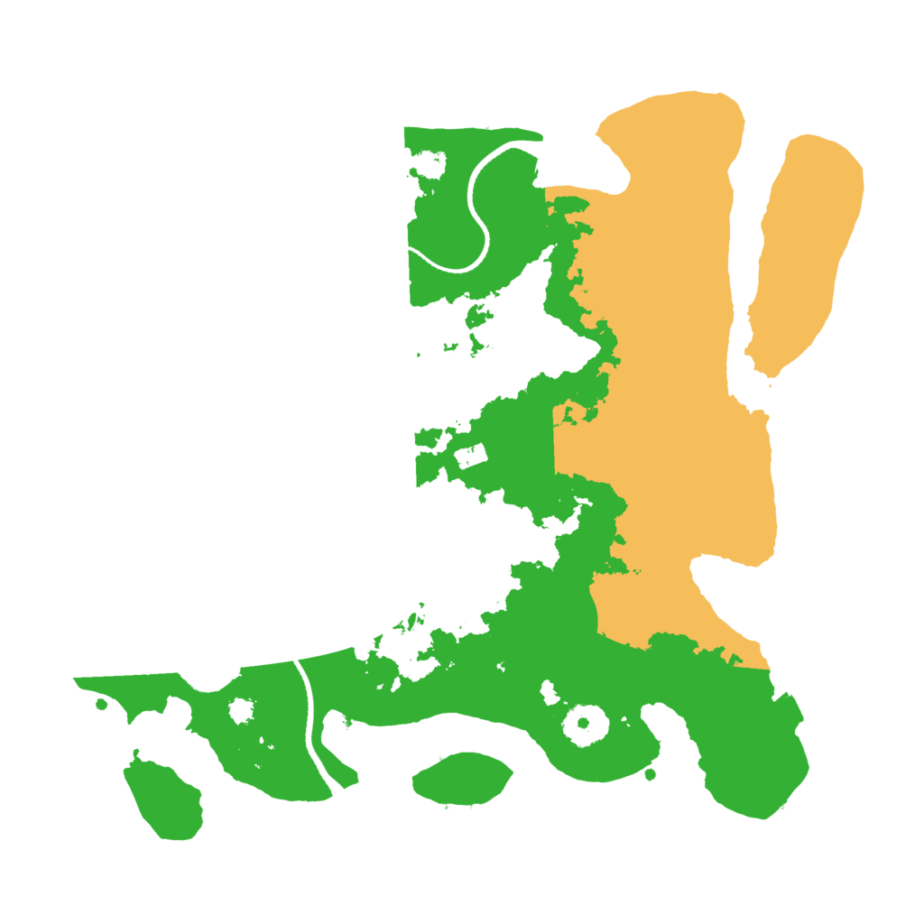 Biome Rust Map: Procedural Map, Size: 3250, Seed: 583165999
