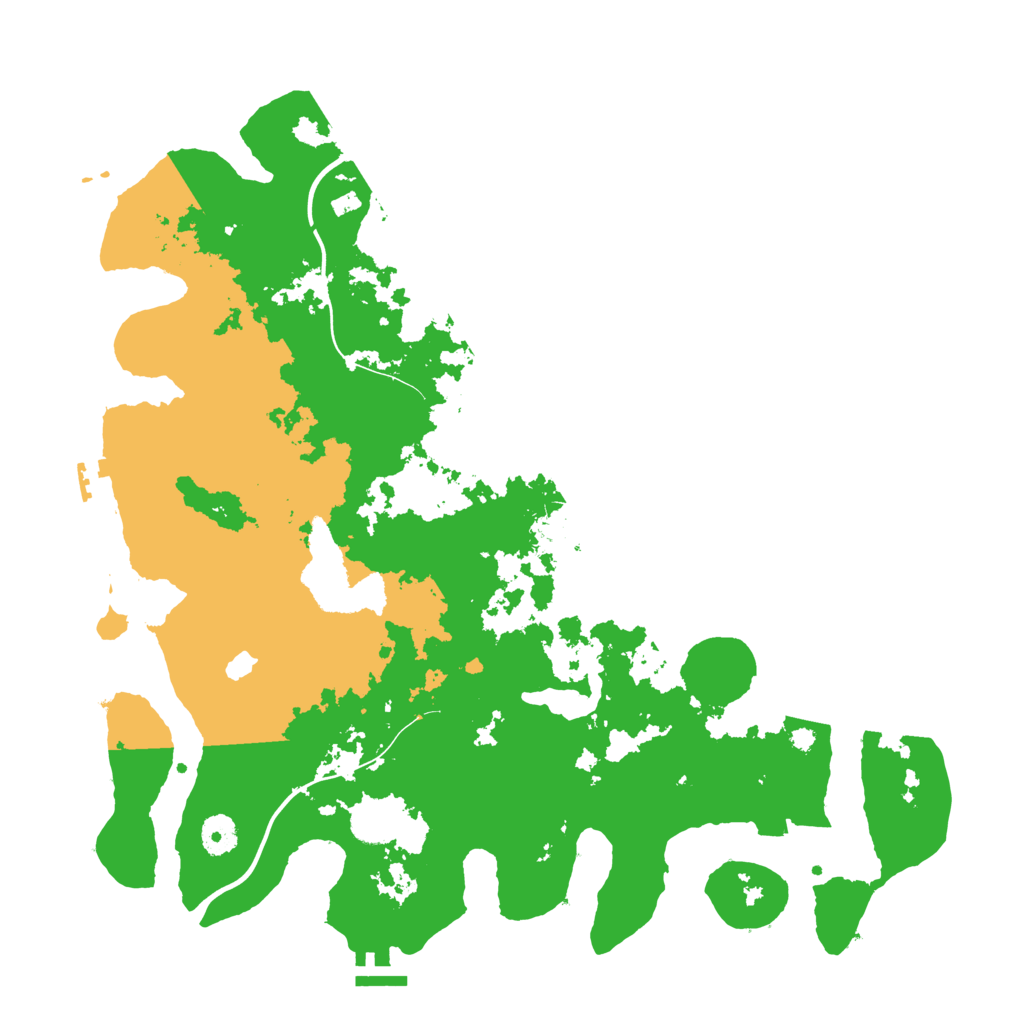 Biome Rust Map: Procedural Map, Size: 4000, Seed: 861385547