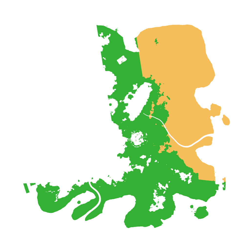 Biome Rust Map: Procedural Map, Size: 3000, Seed: 1348742086