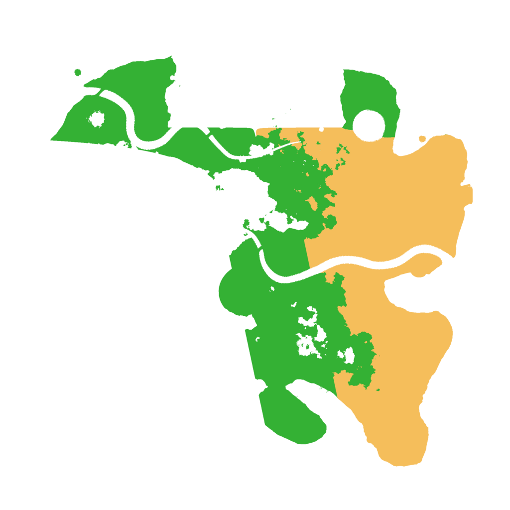 Biome Rust Map: Procedural Map, Size: 3000, Seed: 230505
