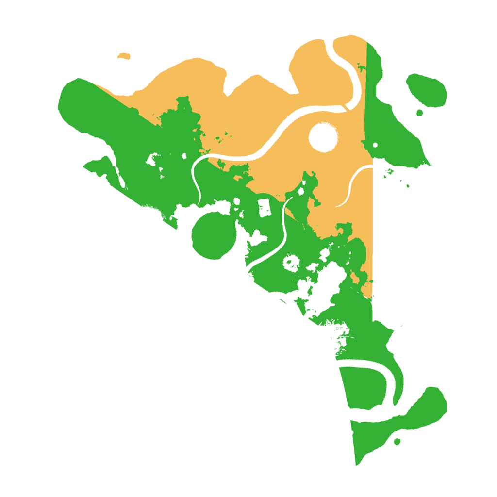 Biome Rust Map: Procedural Map, Size: 3000, Seed: 66266