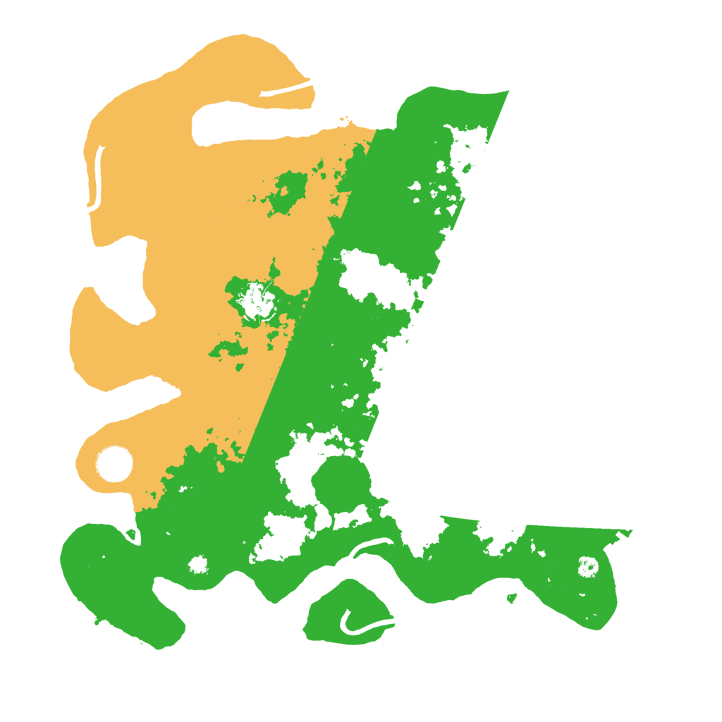 Biome Rust Map: Procedural Map, Size: 3500, Seed: 993835833