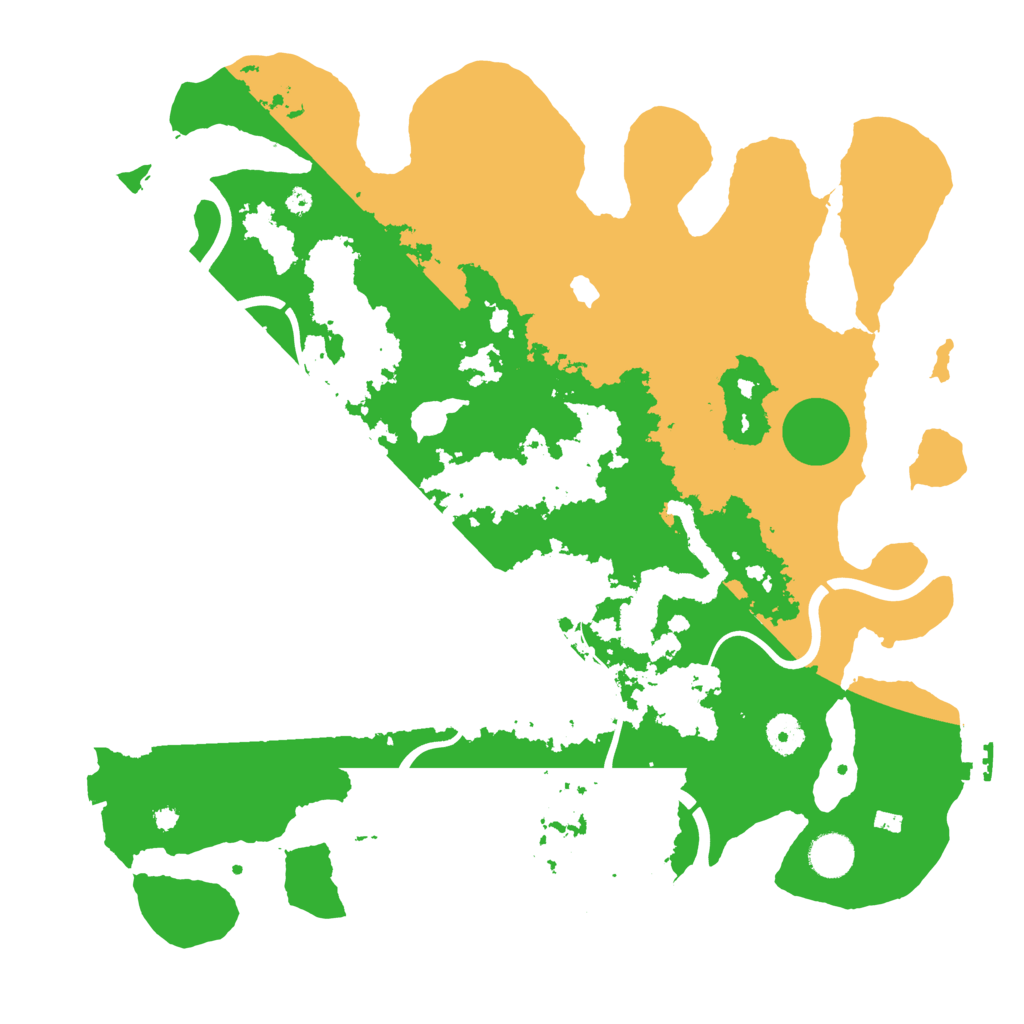 Biome Rust Map: Procedural Map, Size: 4000, Seed: 21687
