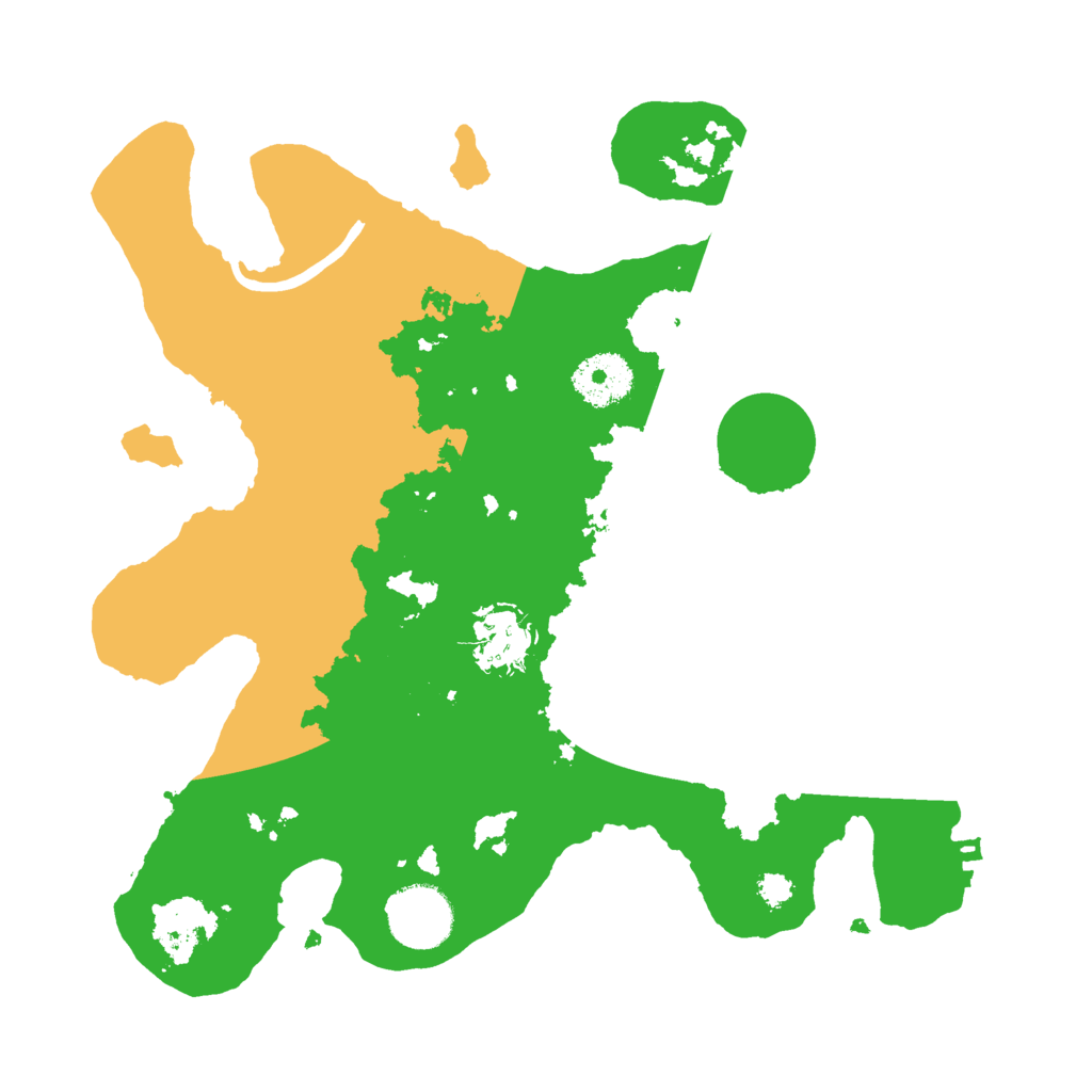 Biome Rust Map: Procedural Map, Size: 3000, Seed: 123123