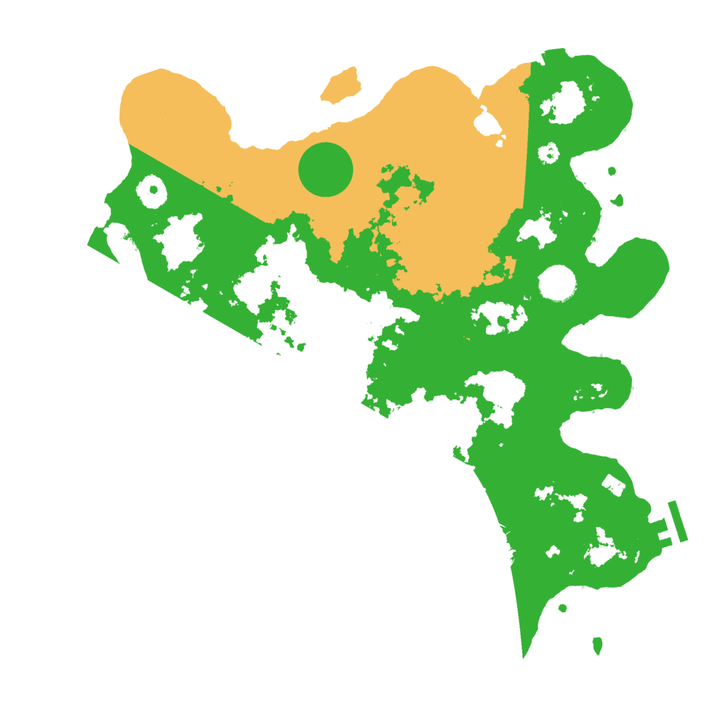 Biome Rust Map: Procedural Map, Size: 3500, Seed: 2011711777