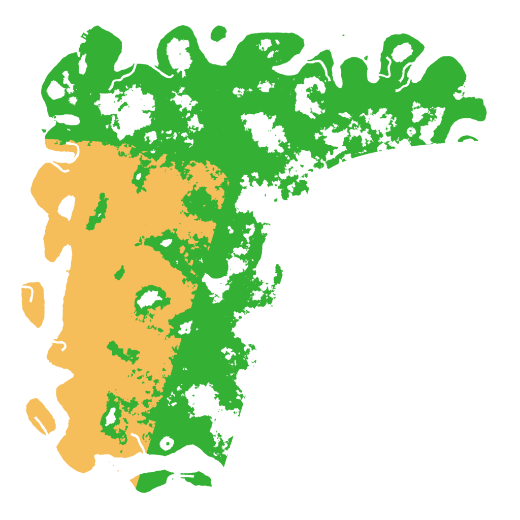 Biome Rust Map: Procedural Map, Size: 6000, Seed: 327517