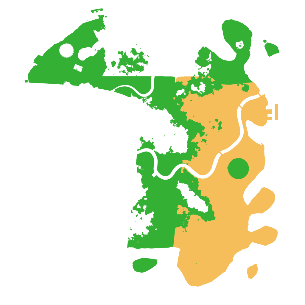 Biome Rust Map: Procedural Map, Size: 3850, Seed: 99007881