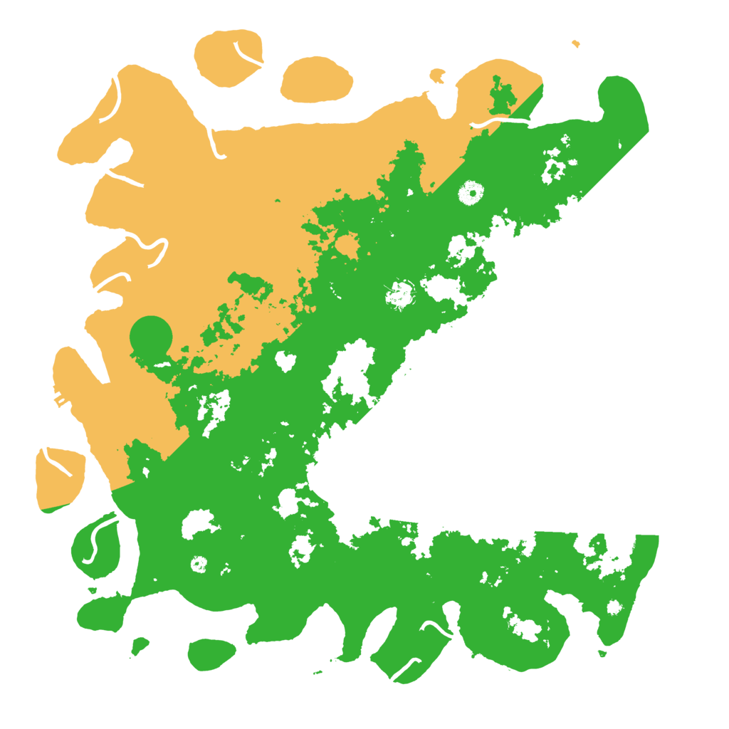 Biome Rust Map: Procedural Map, Size: 4500, Seed: 1640997549