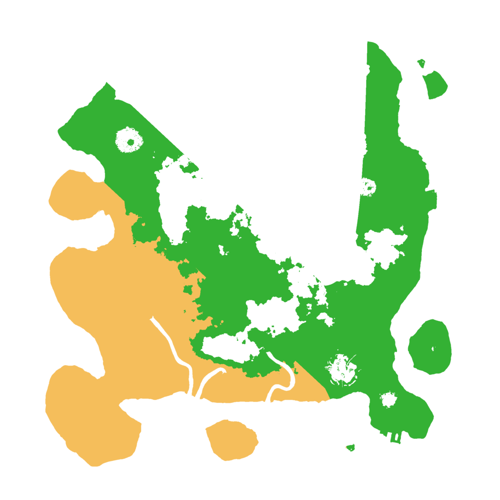 Biome Rust Map: Procedural Map, Size: 3000, Seed: 1578160606