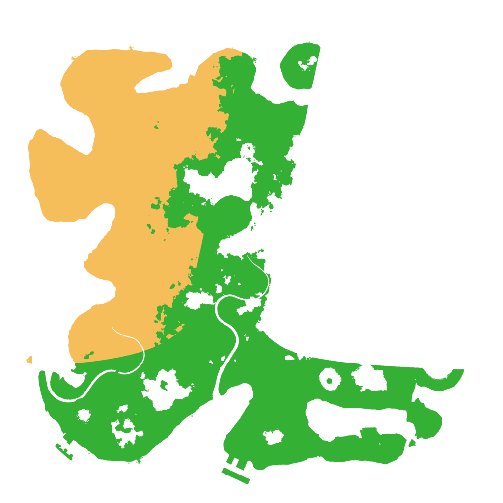 Biome Rust Map: Procedural Map, Size: 3500, Seed: 720483140