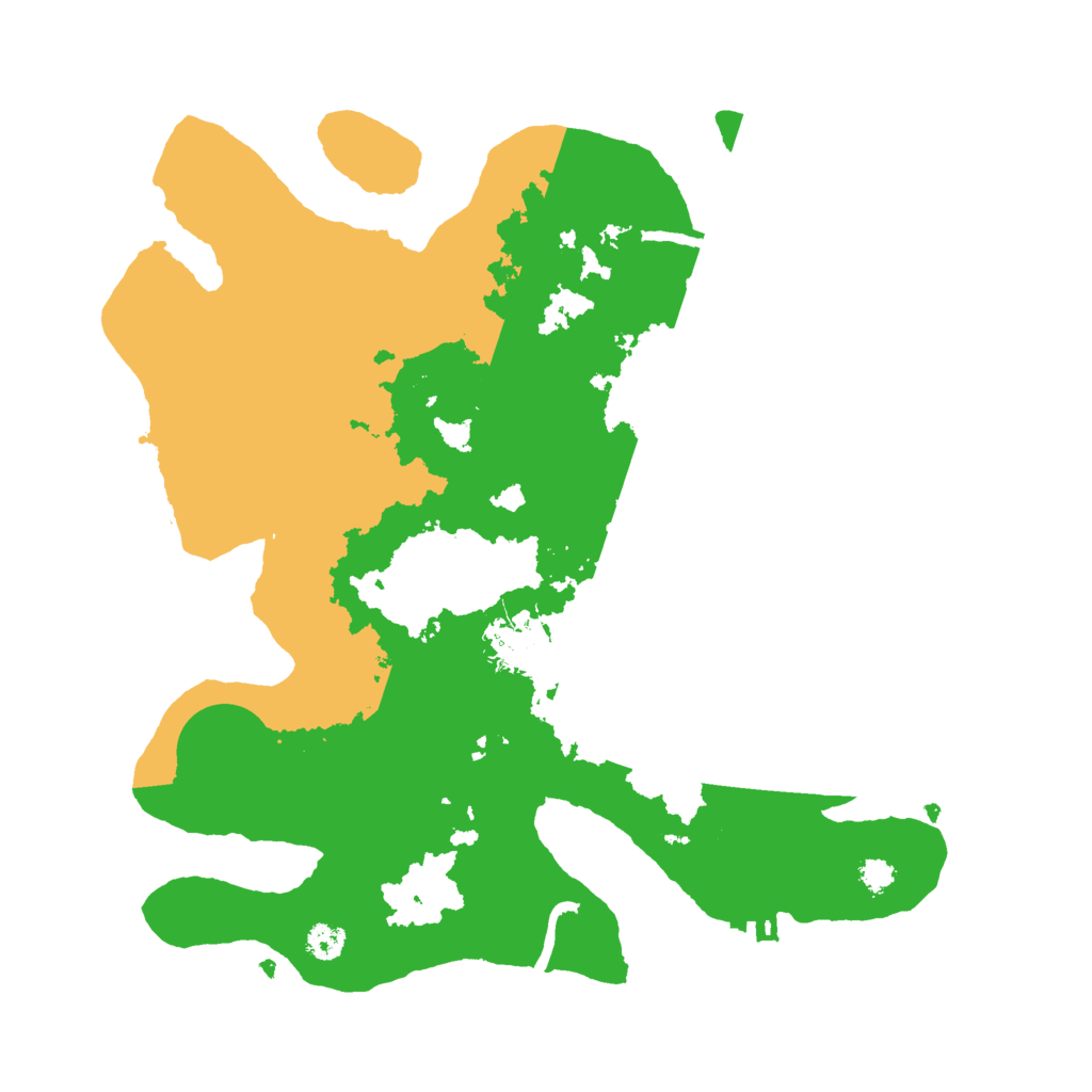 Biome Rust Map: Procedural Map, Size: 3000, Seed: 17779